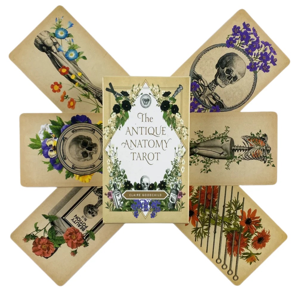 Card Game Deck - The Antique Anatomy Tarot Cards A