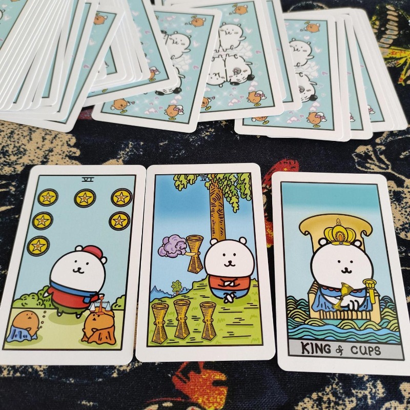 Card Game Deck - Cute Joke Bear Tarot Card Game