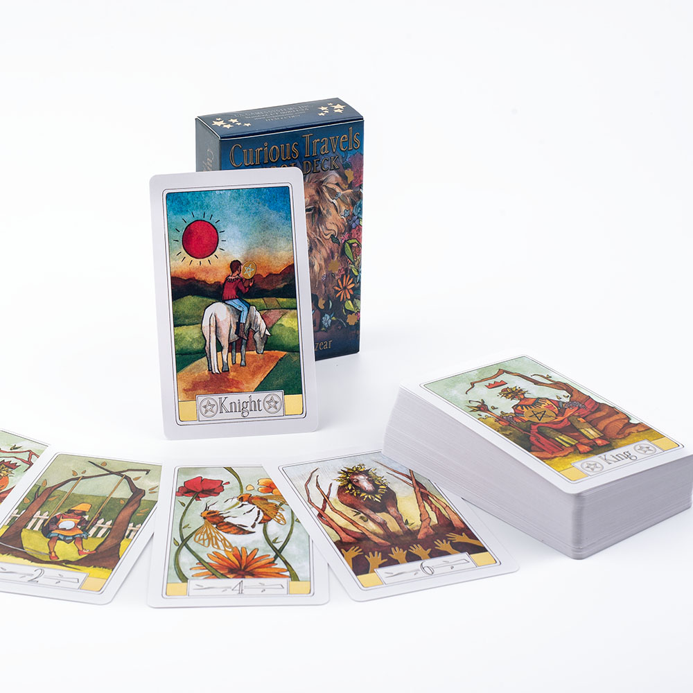 Board Game Illustrator - Curious Travels Tarot 10.3*6cm Composed of