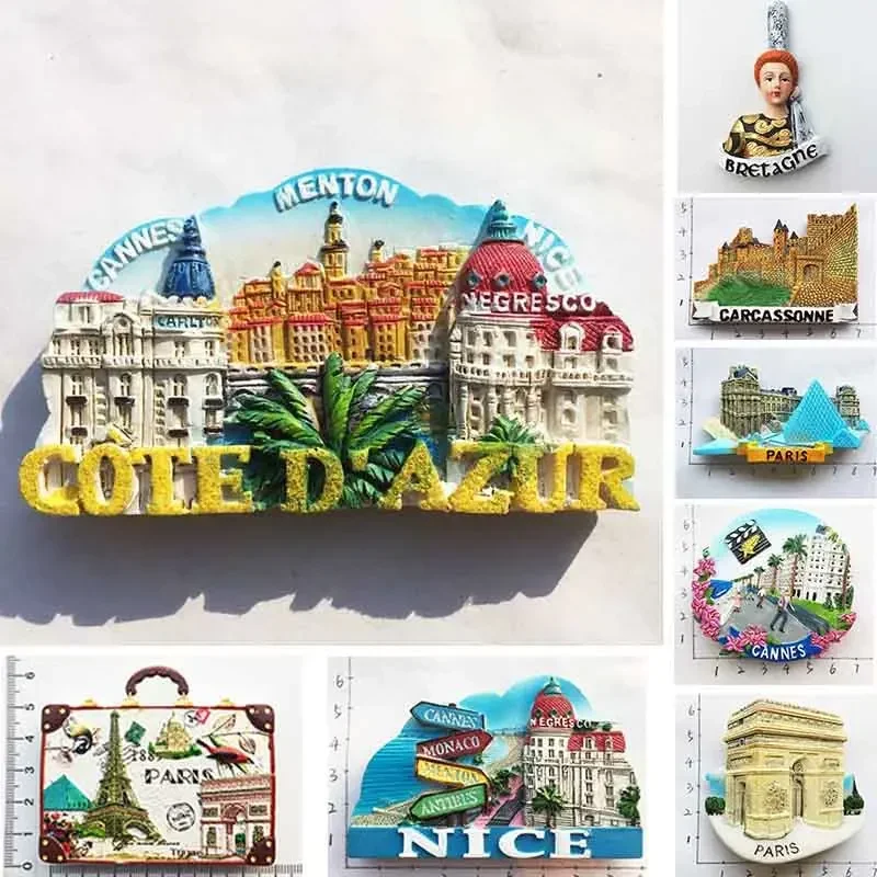 Board Game Economy - France Paris Fridge Magnet Souvenir Carcassonne