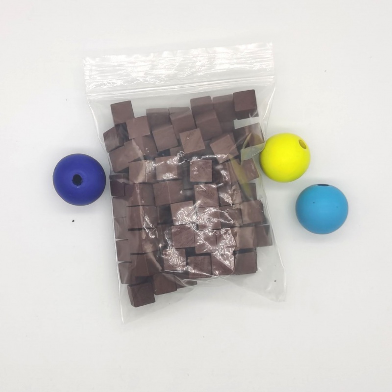100Pcs/lots 10mm Wood Cubes Co - Board Game Impostor review and price