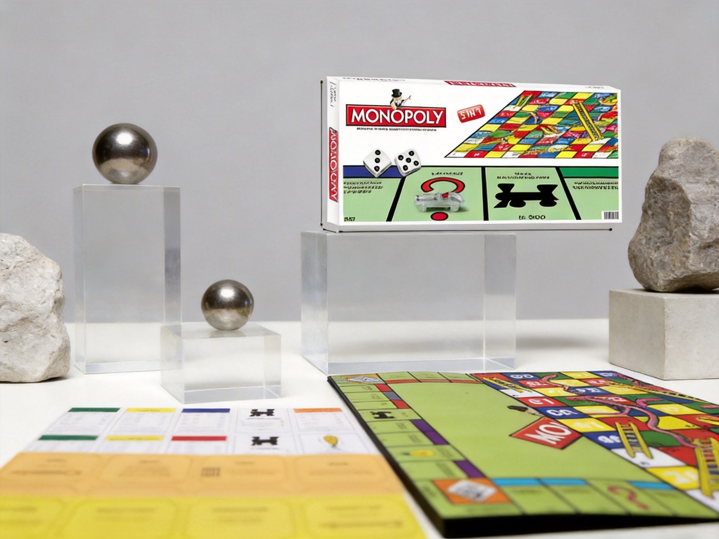 Monopoly 2-in-1 Board Game - P - Board Game English For Kids review and price