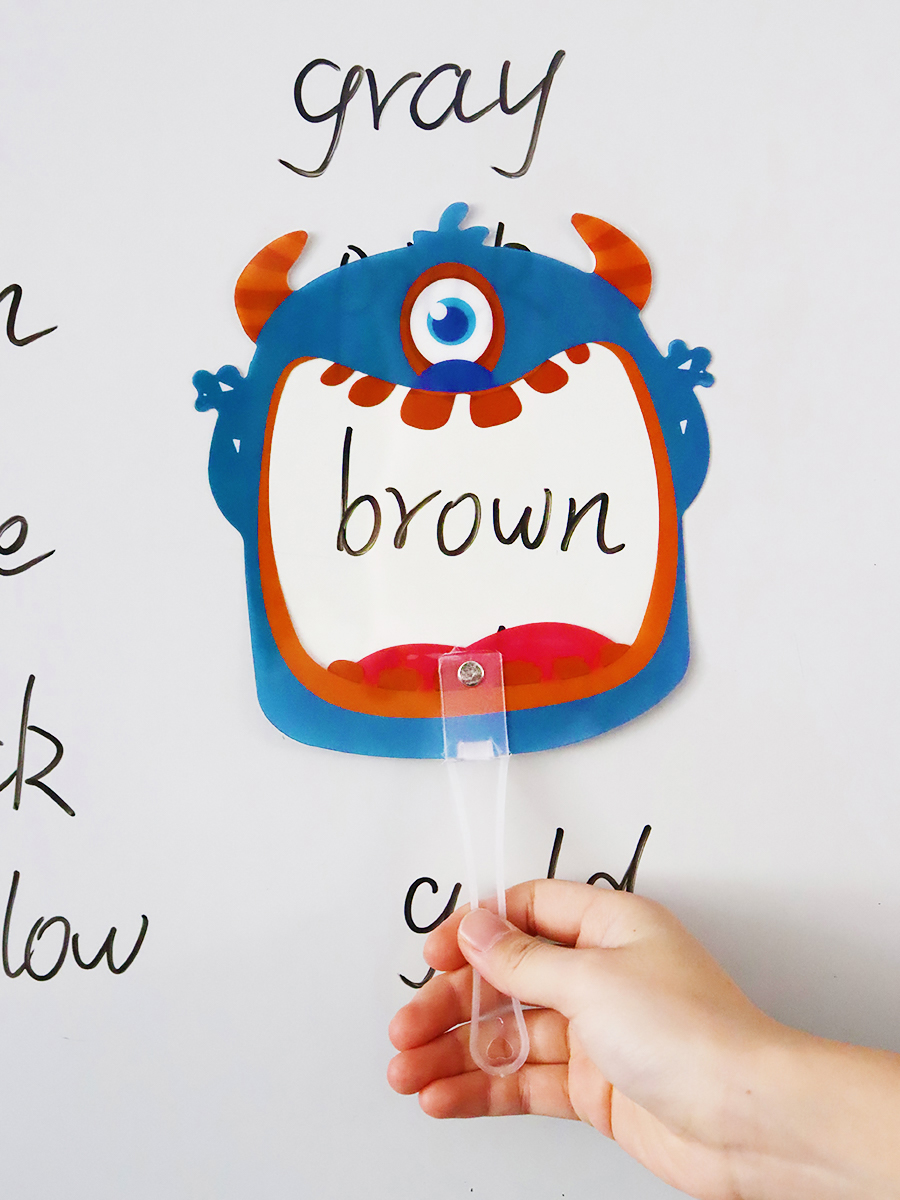 3Pcs/Set Cartoon Word Swatter  - Board Game Monster review and price