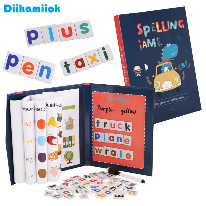 1pc Magnetic Alphabet Spelling - Board Game English For Kids review and price