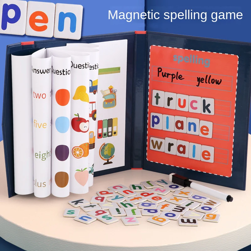 1pc Magnetic Alphabet Spelling - Board Game English For Kids review and price