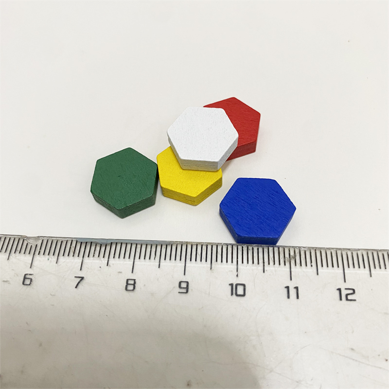 50 Pieces Wooden Hexagonal Pri - Board Game Impostor review and price
