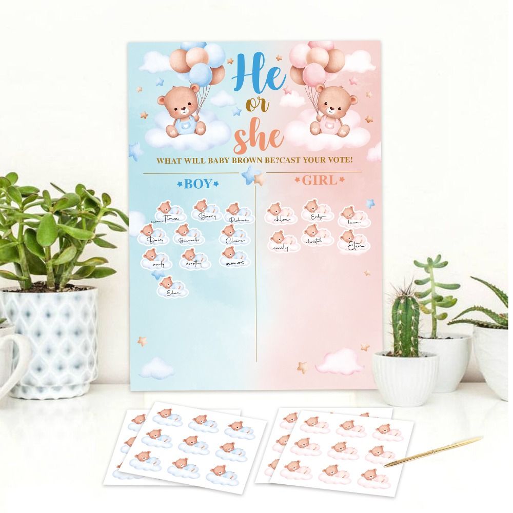 With Stickers Gender Revealed  - Board Game Impostor review and price