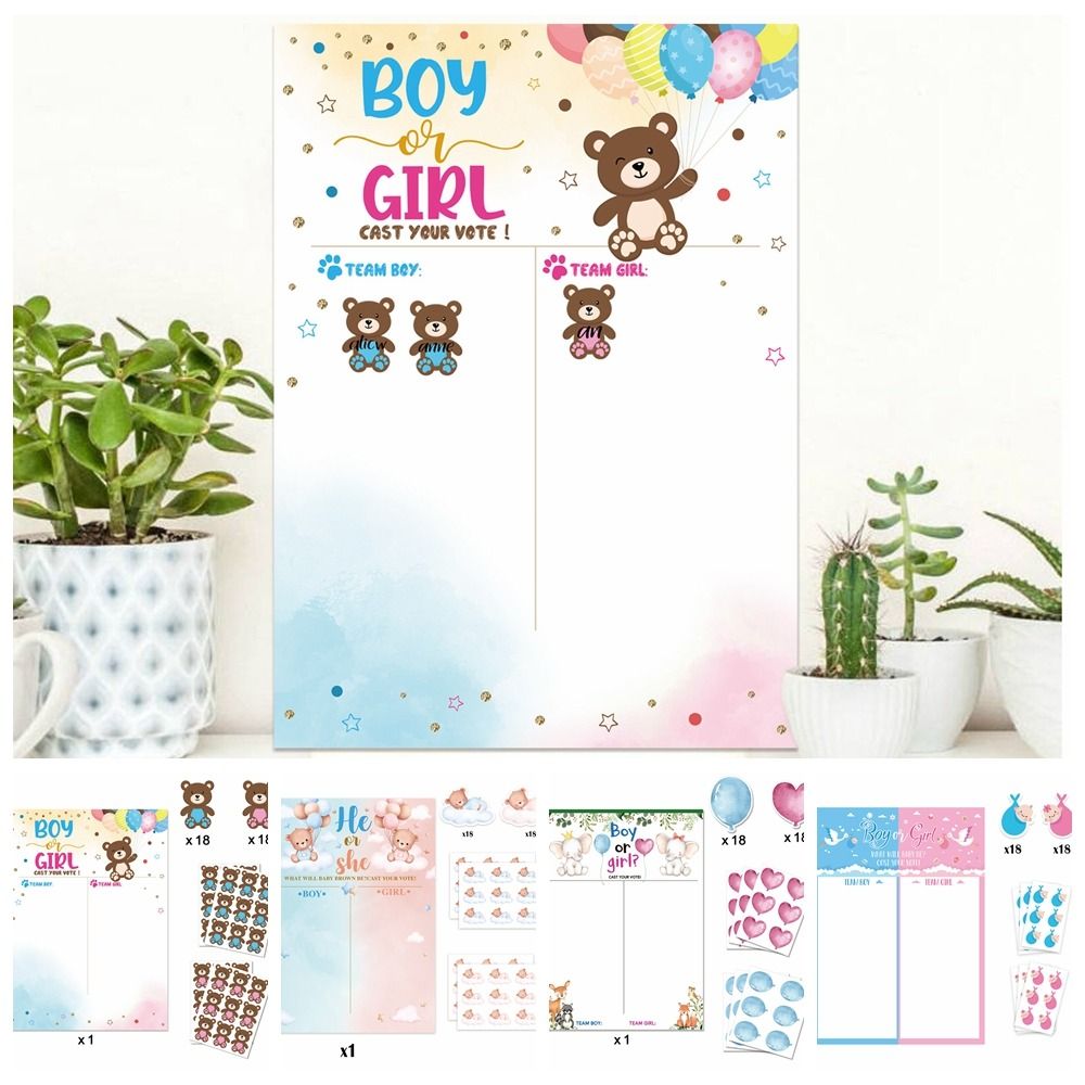 With Stickers Gender Revealed  - Board Game Impostor review and price