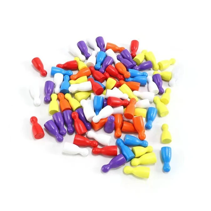 100 Pcs Colorful Wooden Chess  - Board Game Impostor review and price