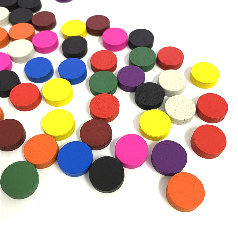 50pieces 15*5MM 11 Colors Wood - Board Game Impostor review and price