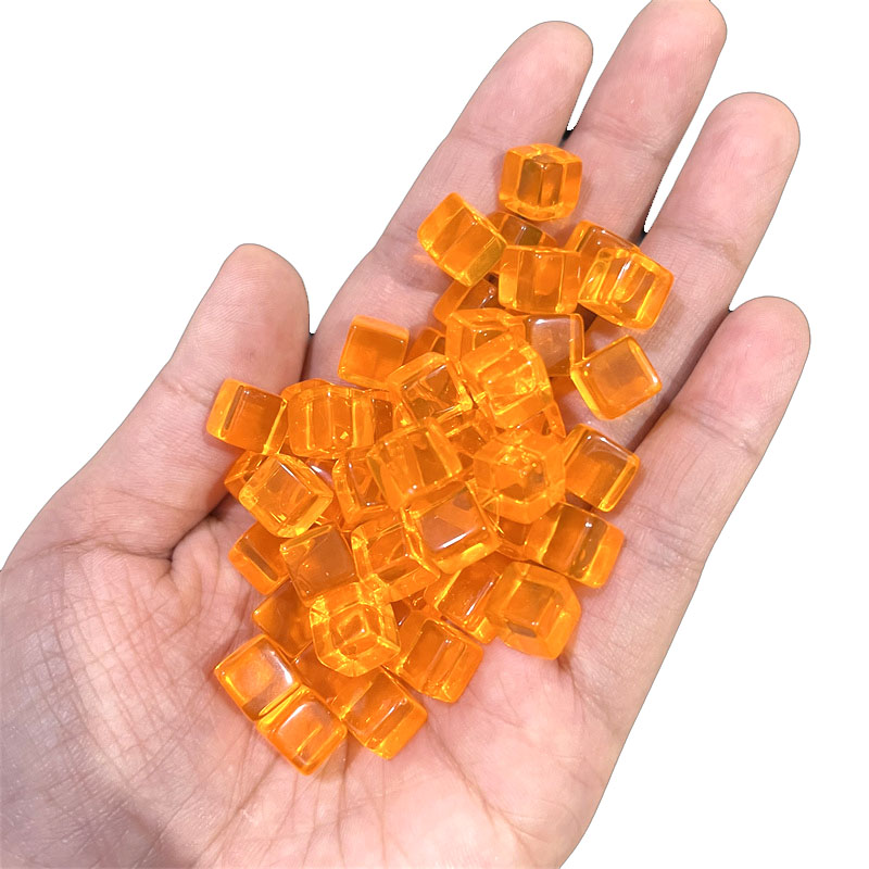 100pcs/set 8mm Clear Cube Dice - Board Game Impostor review and price