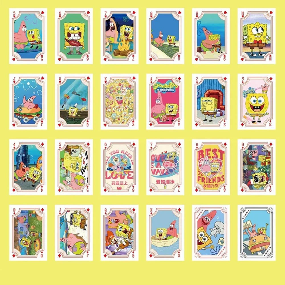 54Sheets/box SpongeBob Anime P - Card Game Deck review and price