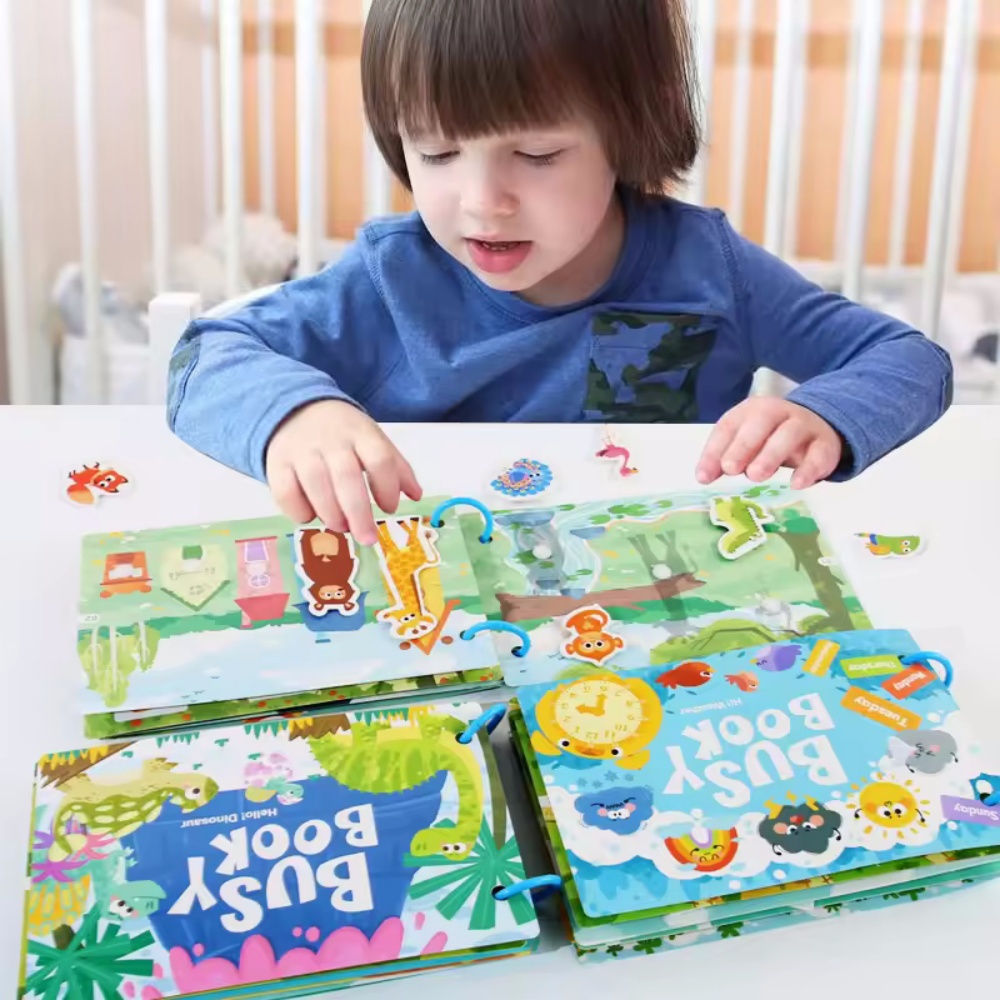 Busy Book Sticker Quiet Book f - Board Game English For Kids review and price