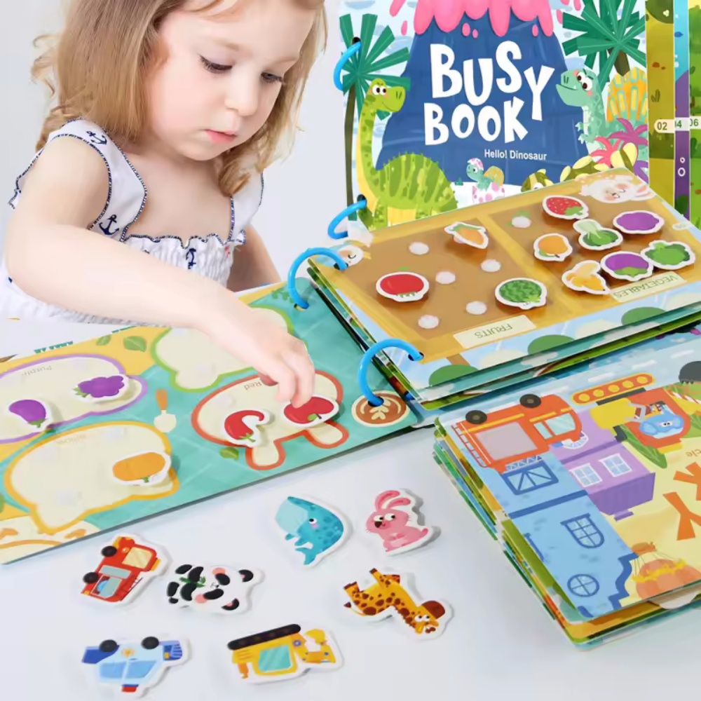Busy Book Sticker Quiet Book f - Board Game English For Kids review and price