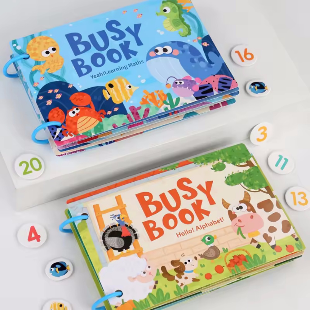 Busy Book Sticker Quiet Book f - Board Game English For Kids review and price