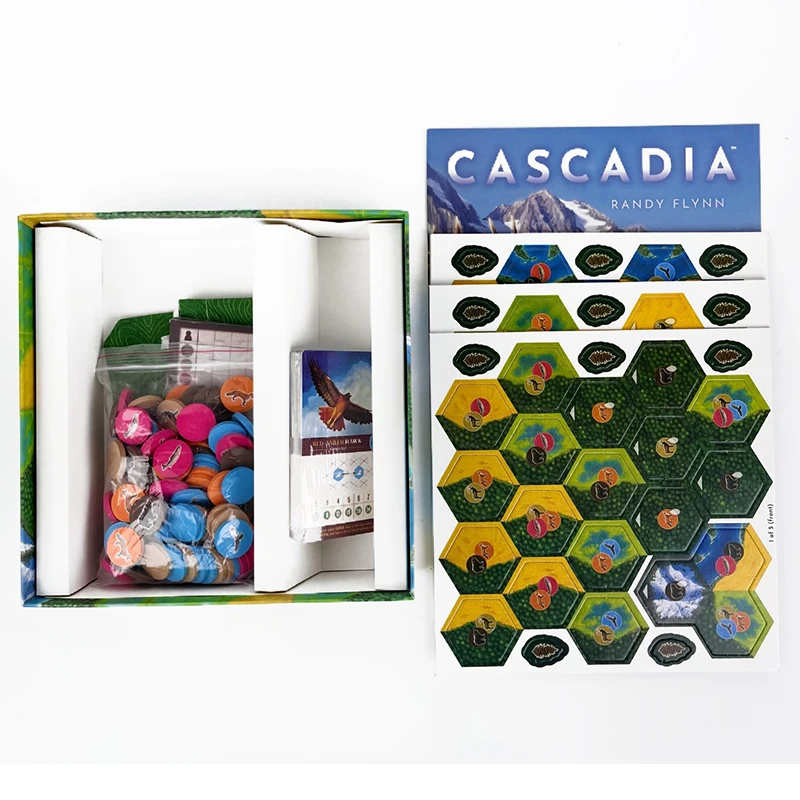 Cascadia Board Game LANDMARKS  - Board Game English For Kids review and price