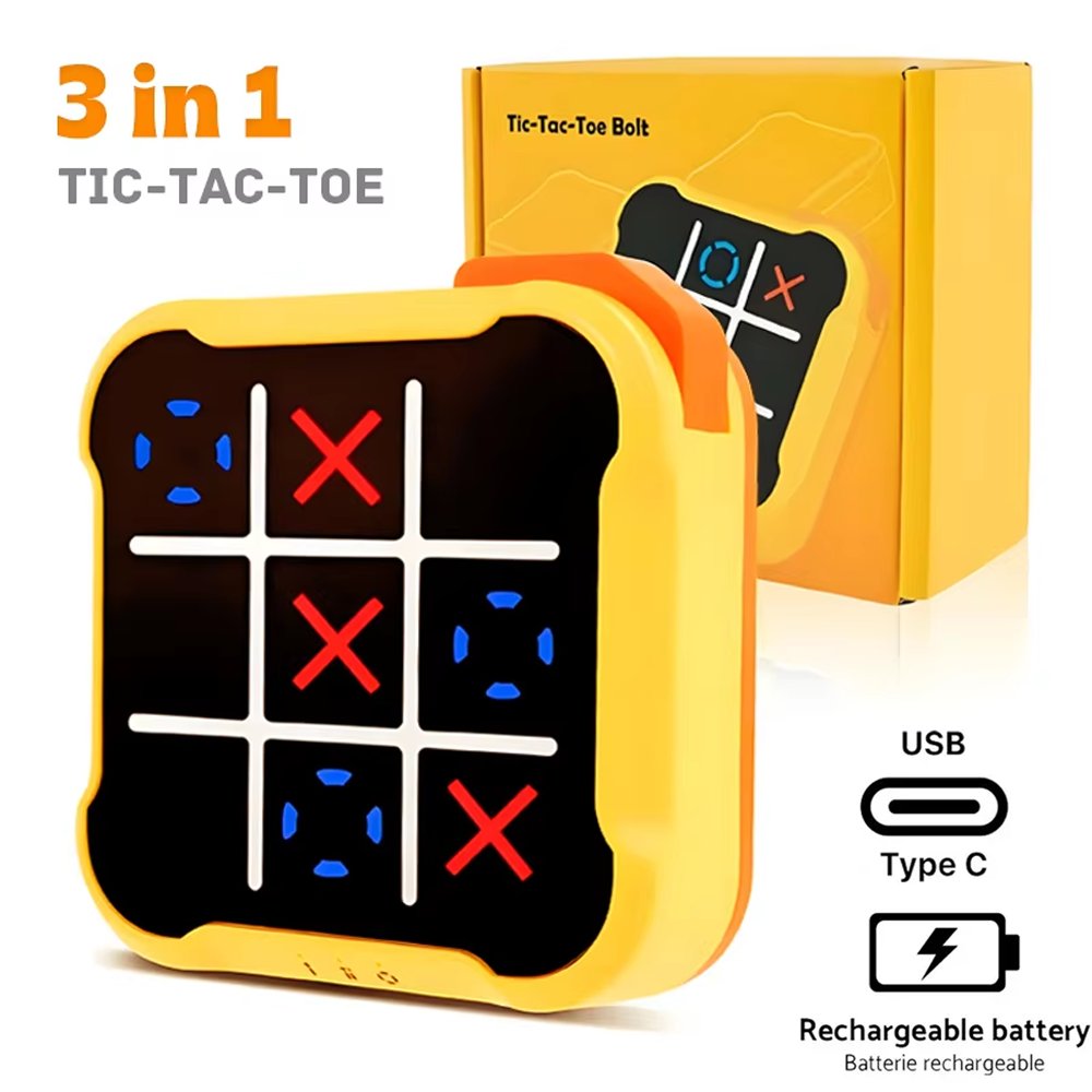 3in1 Electronic TIC-TAC-TOE Bo - Board Game English For Kids review and price