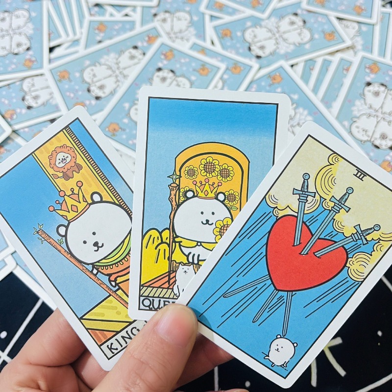 Cute Joke Bear Tarot Card Game - Card Game Deck review and price