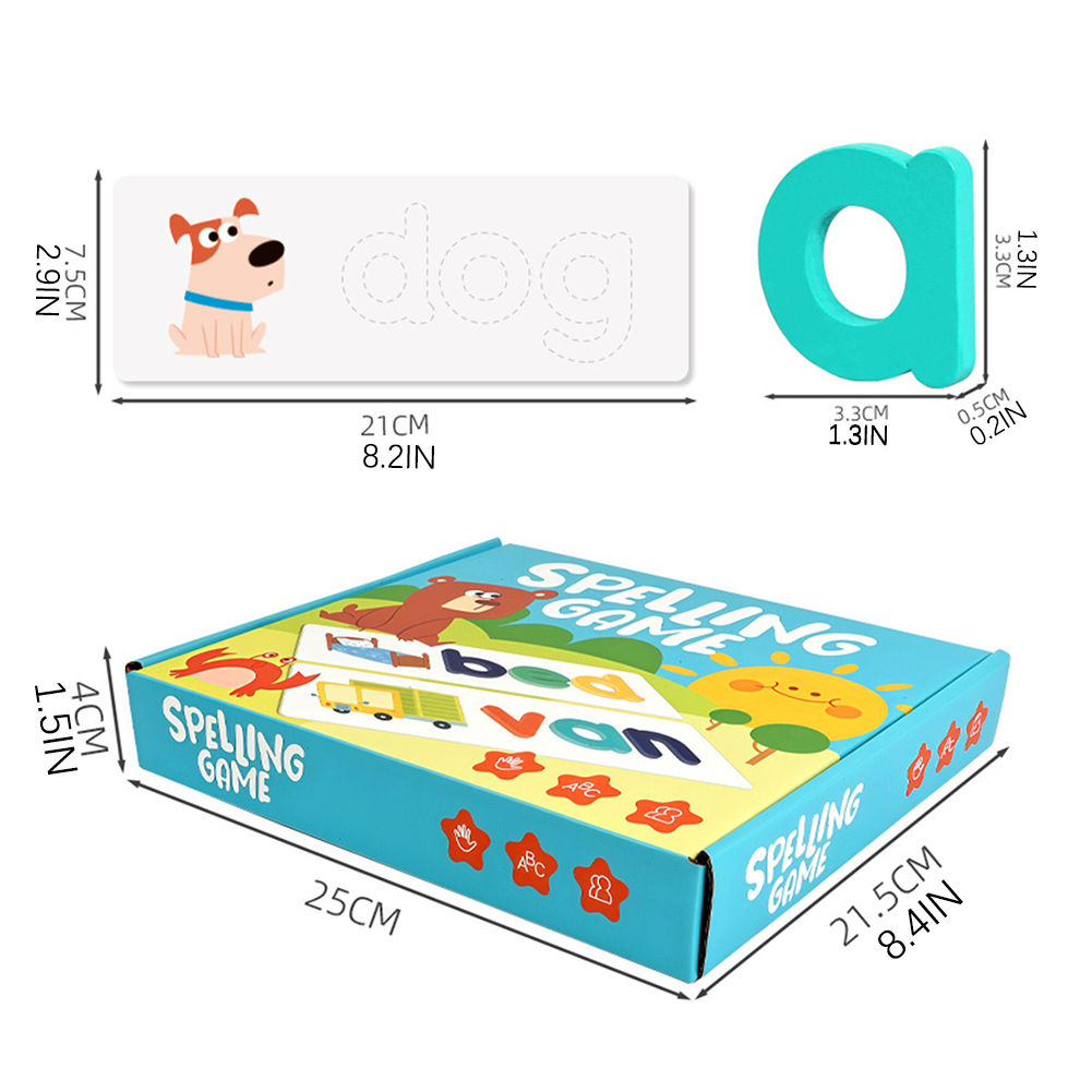 Colorful Alphabet Wooden Puzzl - Board Game English For Kids review and price