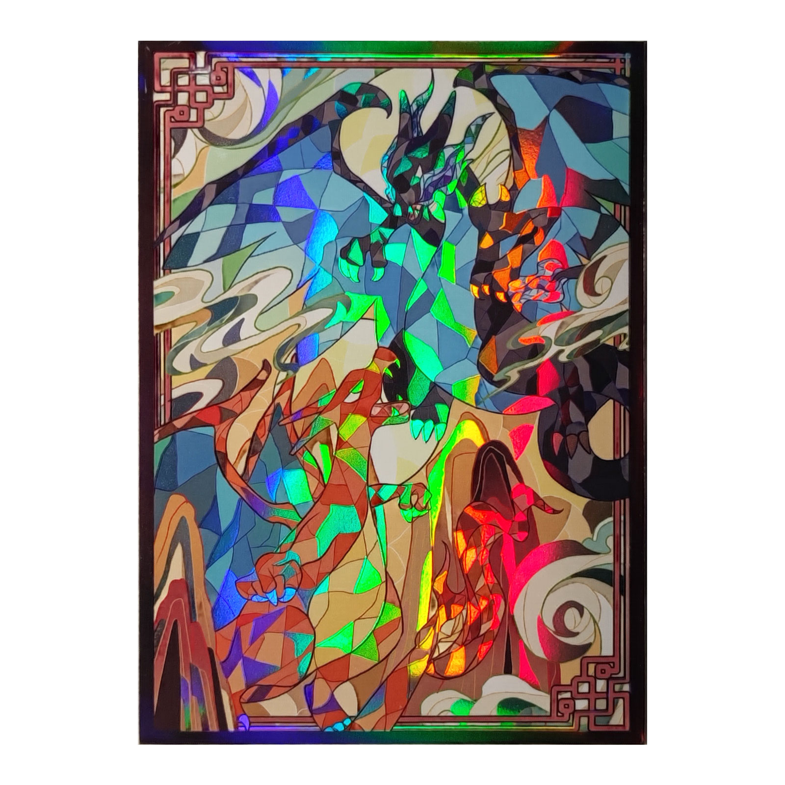 60ct Holo Card Sleeves 66x91mm - Board Game Illustrator review and price