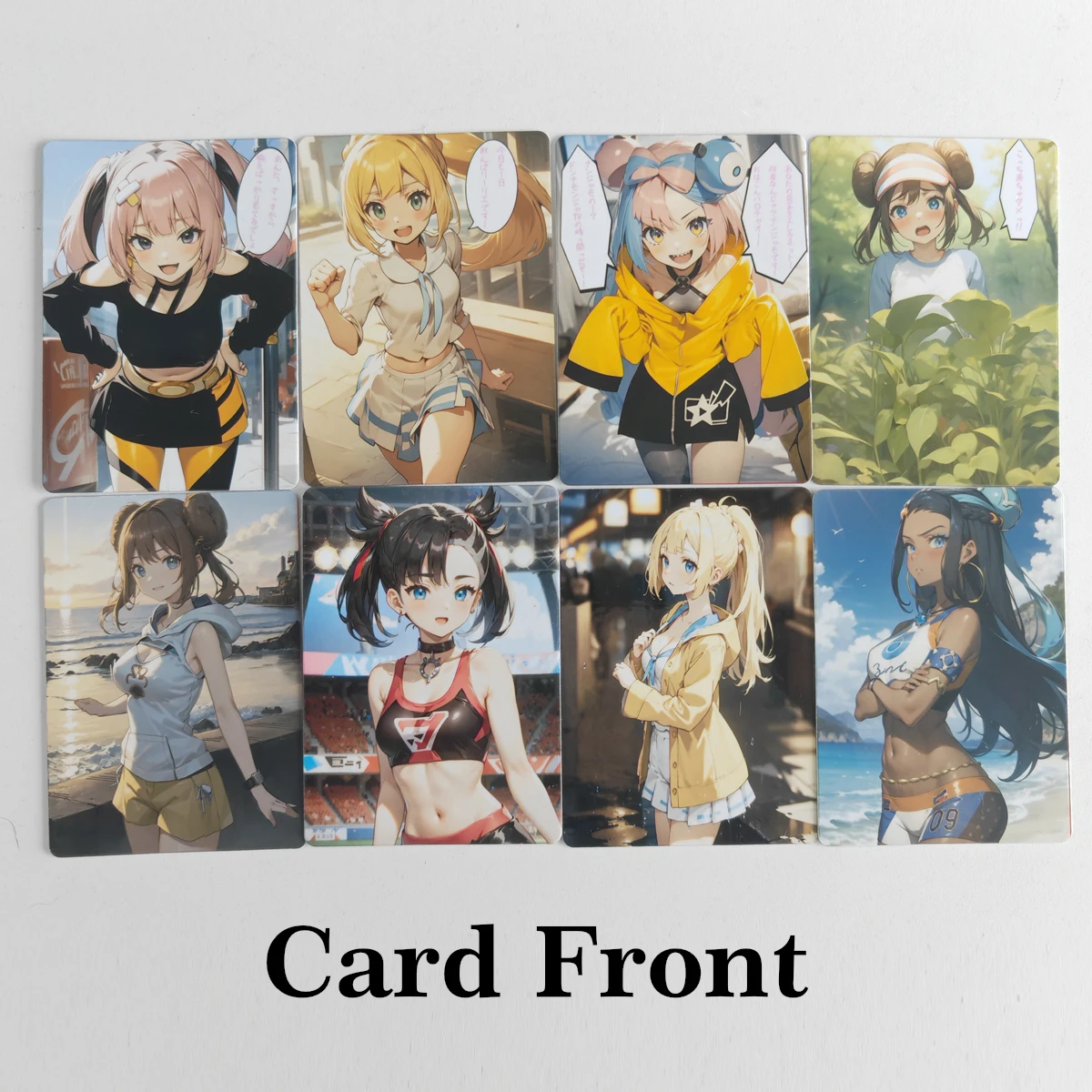 8Pcs/set Sexy Trainer Card Poc - Board Game Monster review and price