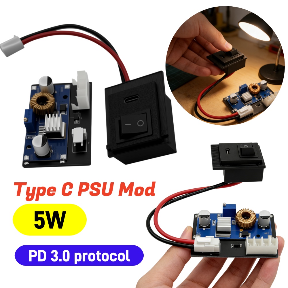 Replacement Type C PSU Mod for - Board Game Video Games review and price