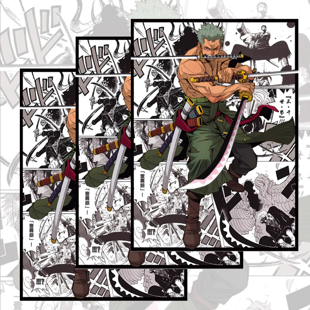 60PCS 66x91mm One Piece Anime  - Board Game Illustrator review and price