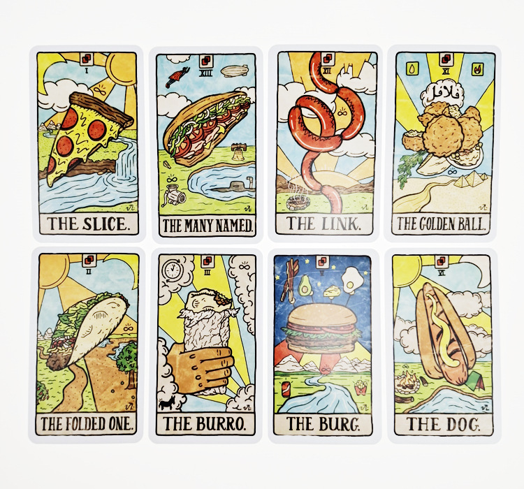 New 78 Illustrated Food&Drink  - Board Game Illustrator review and price