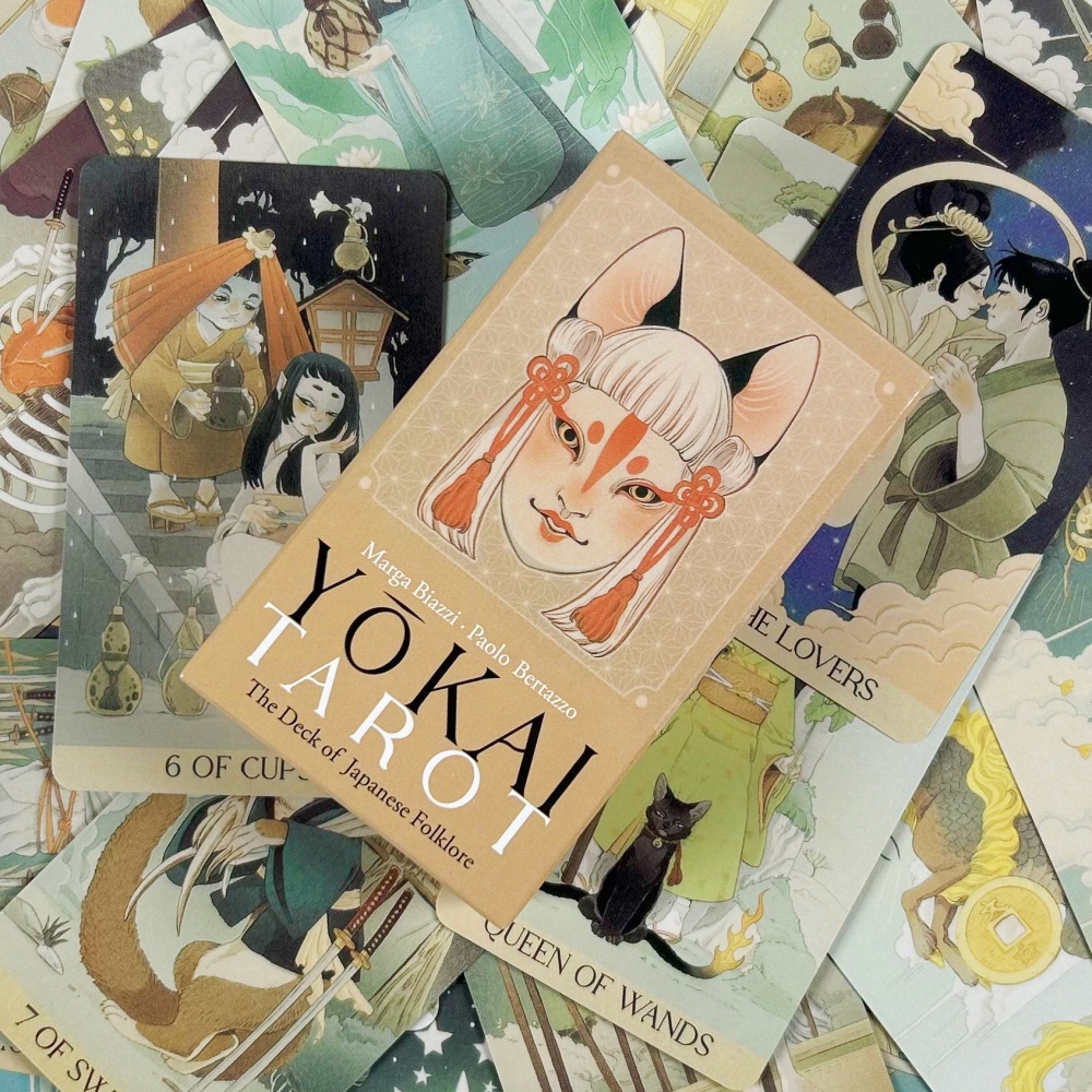 Yokai Tarot Deck 78 Pcs Cards  - Board Game Illustrator review and price