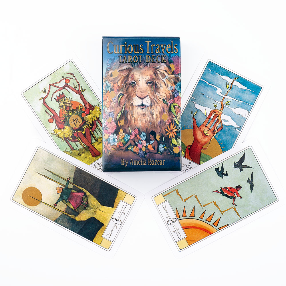 Curious Travels Tarot 10.3*6cm - Board Game Illustrator review and price