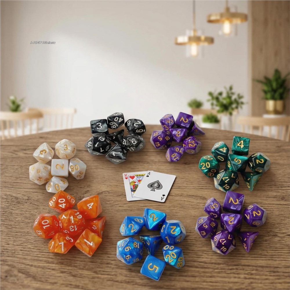 7pcs Set Dice Board Games Roll - Board Game Impostor review and price