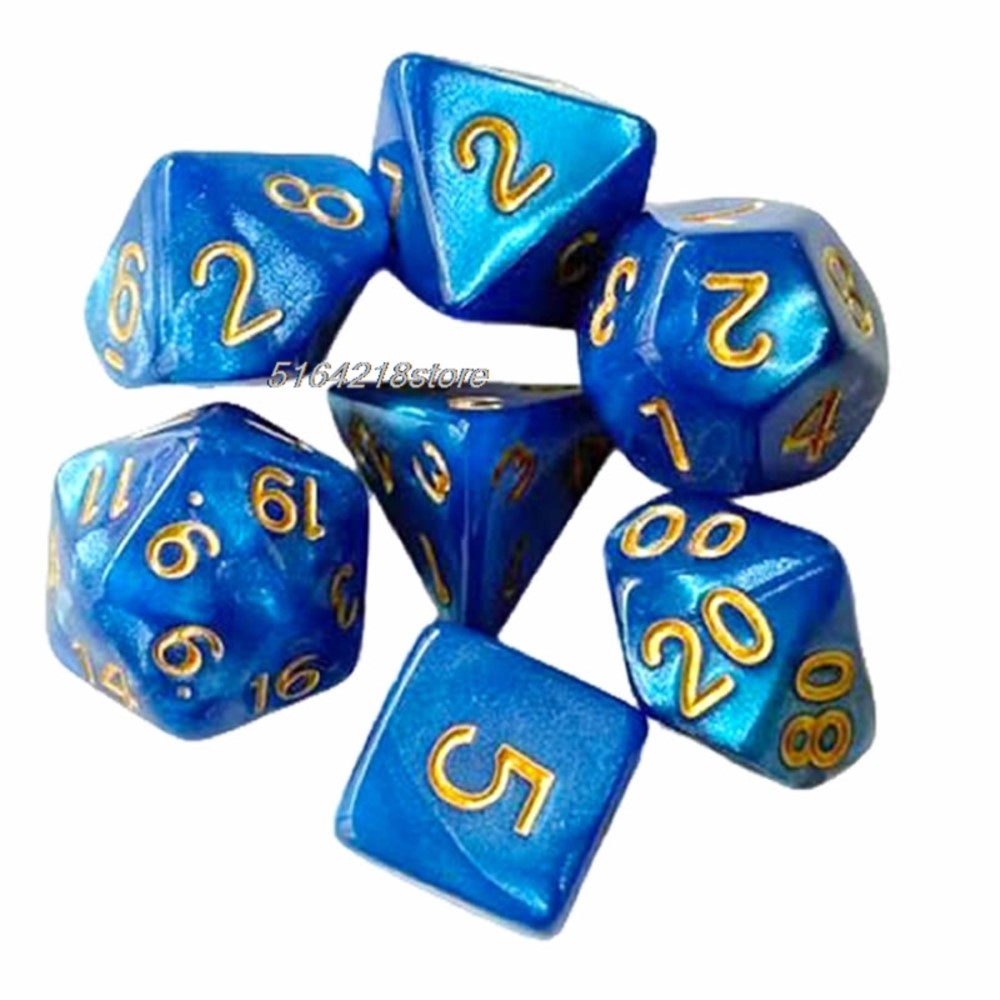 7pcs Set Dice Board Games Roll - Board Game Impostor review and price