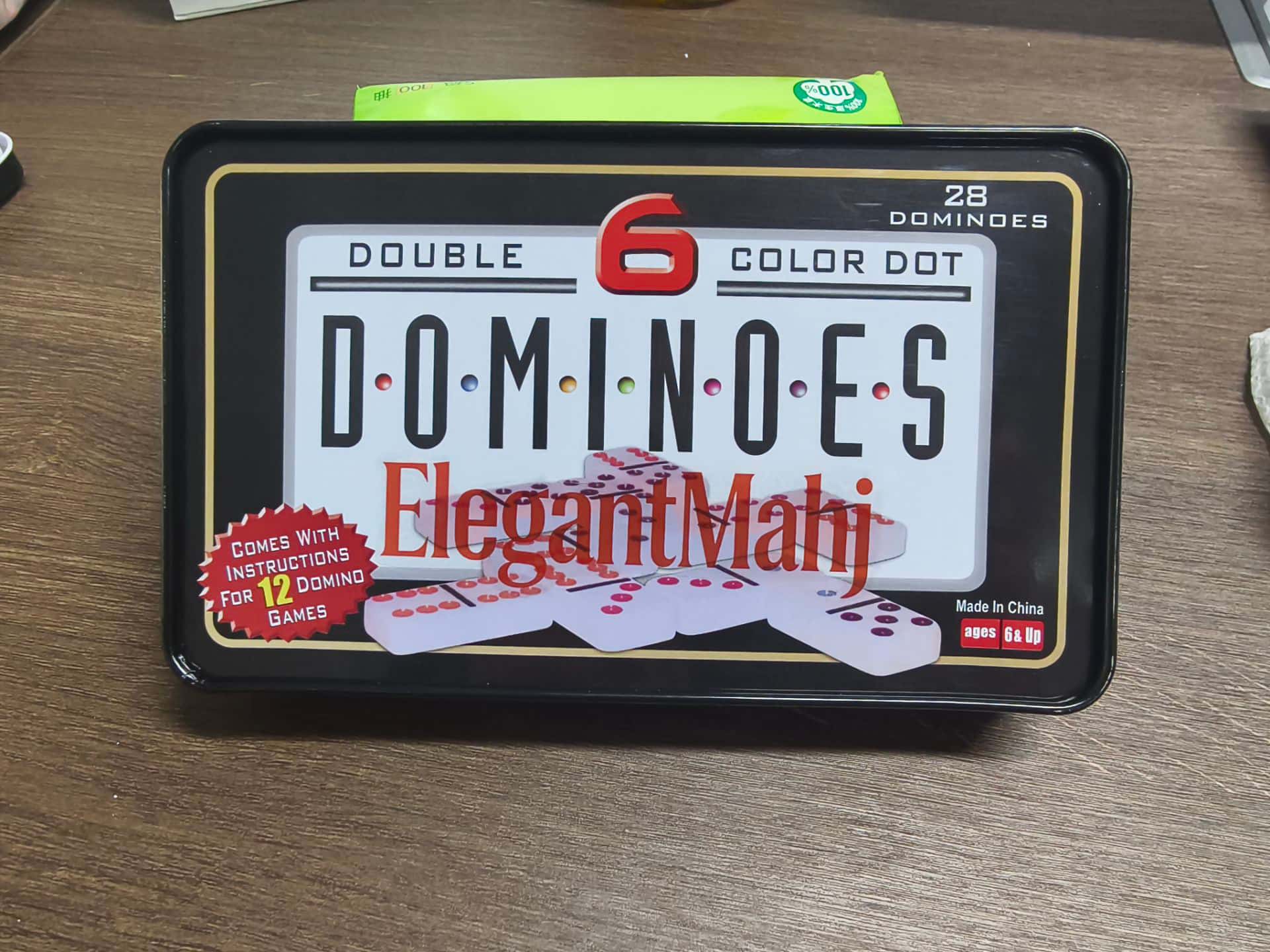 ElegantMahj Double Six Dominoe - Board Game Dots review and price